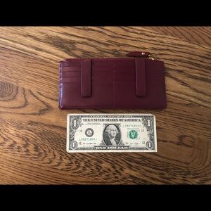 Maroon wallet